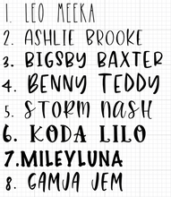 Load image into Gallery viewer, Add-On: Name Personalization

